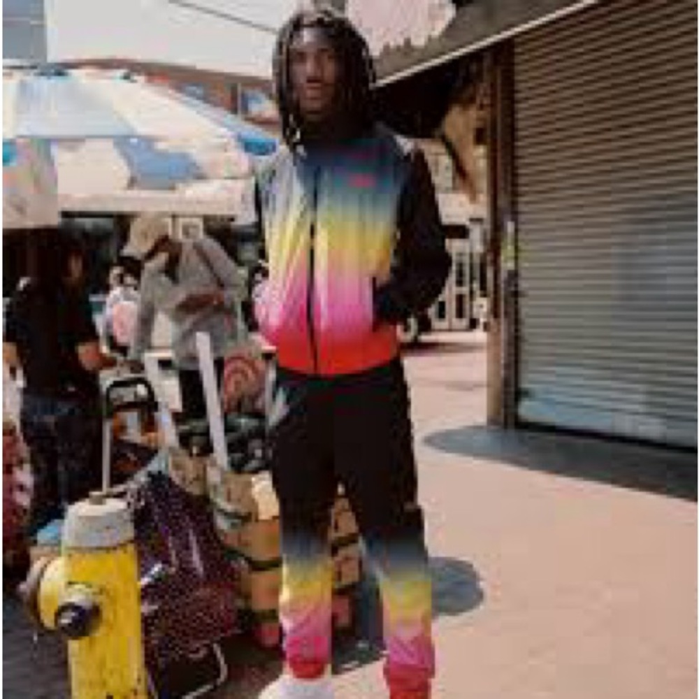 Black Fashion Fair x FUBU collaboration - ombre jogger set